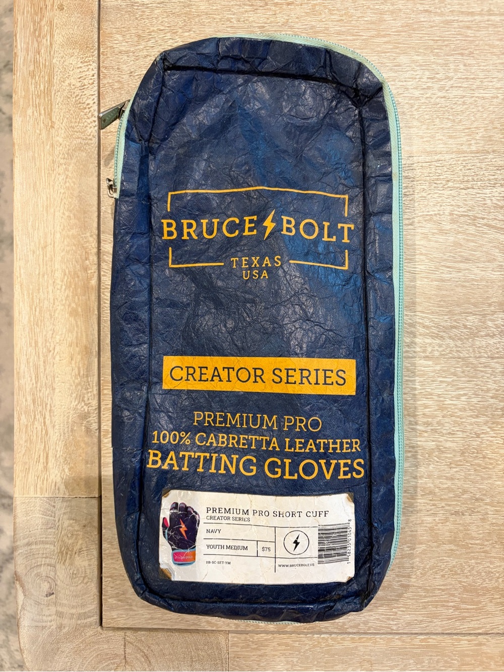 Bruce Bolt Navy Creator Series Batting Glove Case